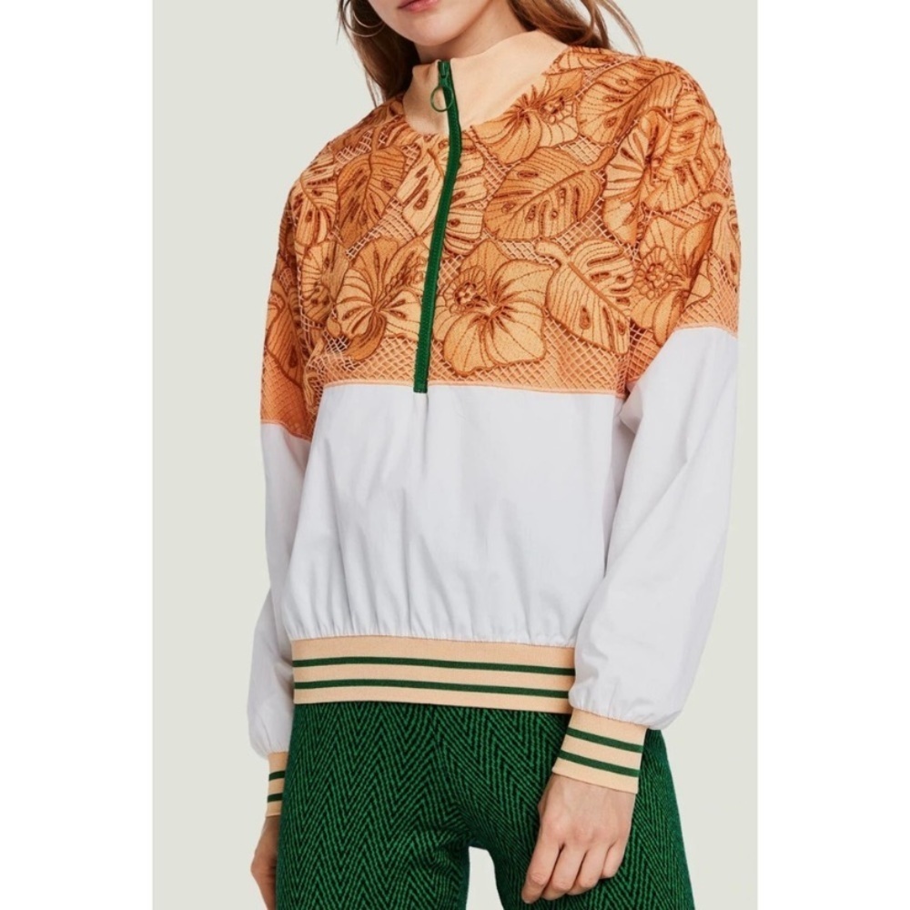 Scotch & soda Orange and White Patterned Jacket‎